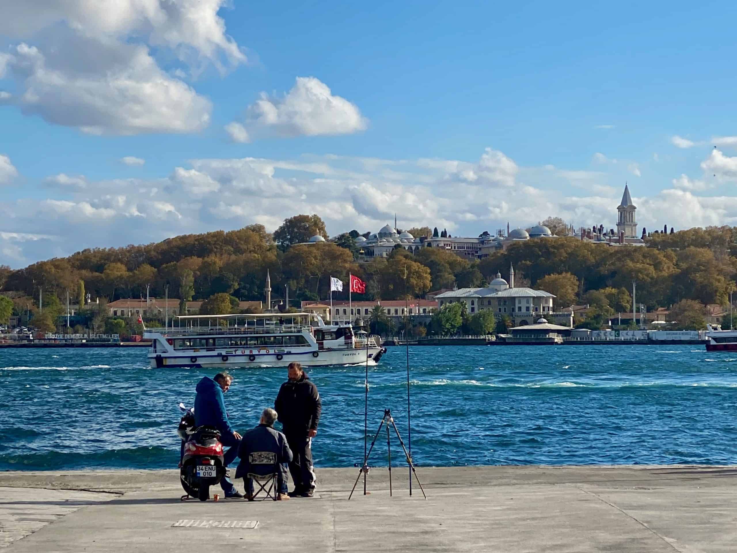 View of Topkapi Palace from Karakoy, suggested during a 3 days in Istanbul visit.