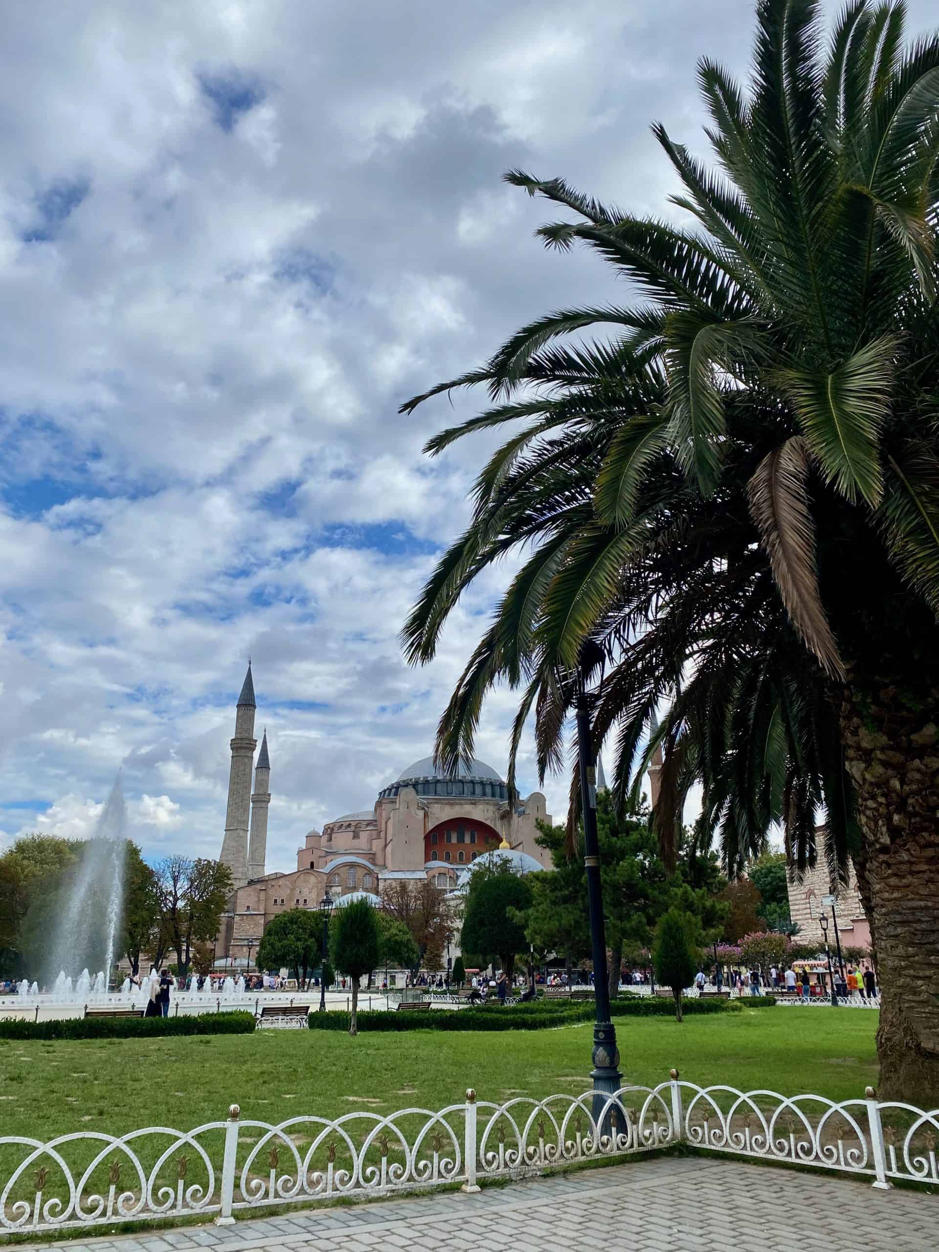 View of Hagia Sophia, suggested site during a 3 days in Istanbul visit