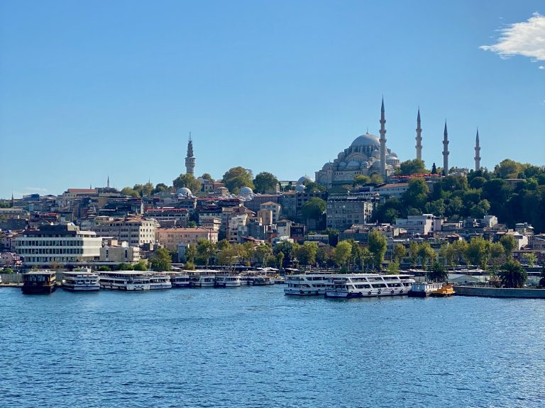 View of Suleymaniye Mosque from Karakoy, perfect to visit in a 3 days in Istanbul itinerary.