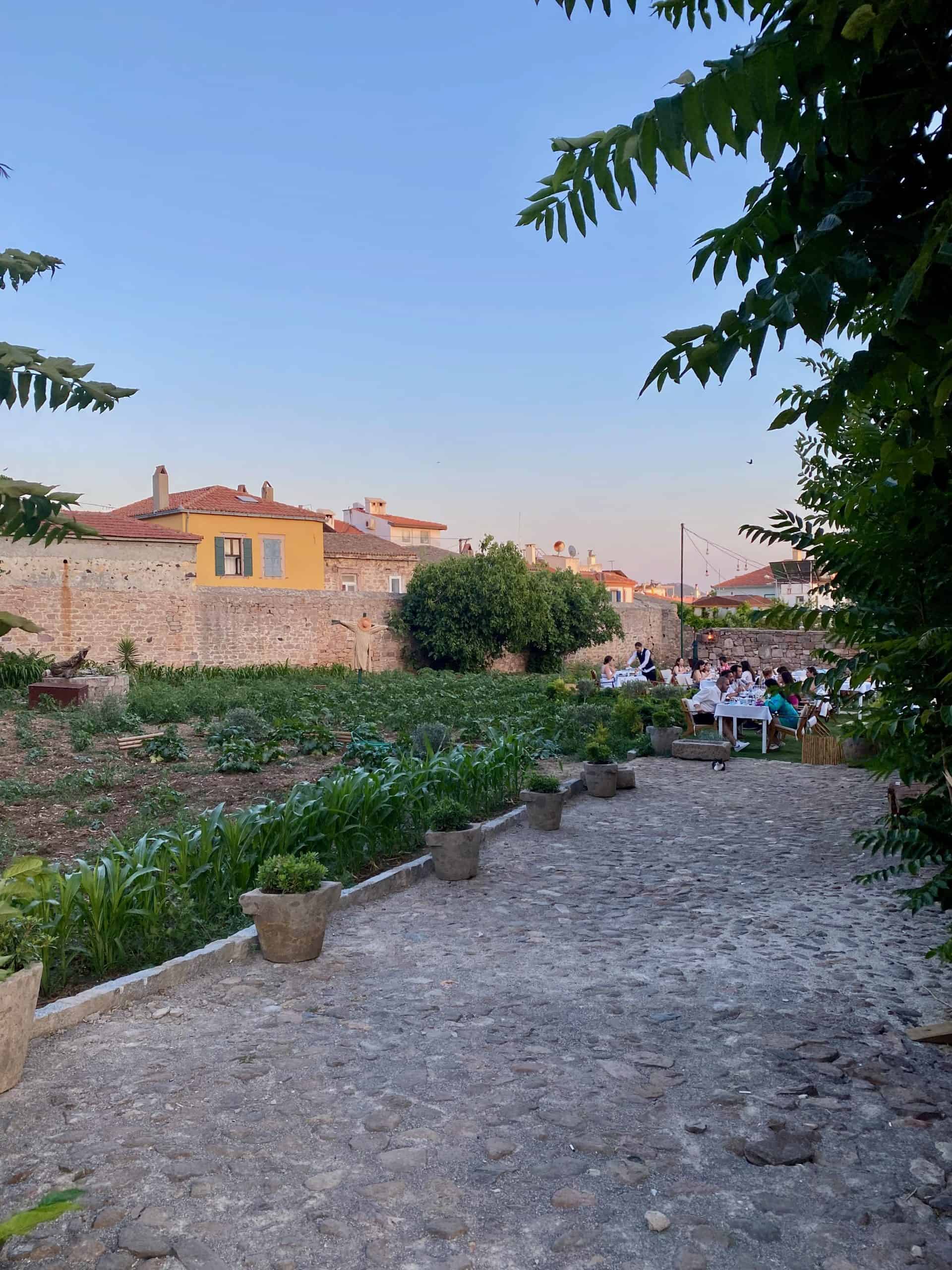 Restaurant view in Cunda Island.
