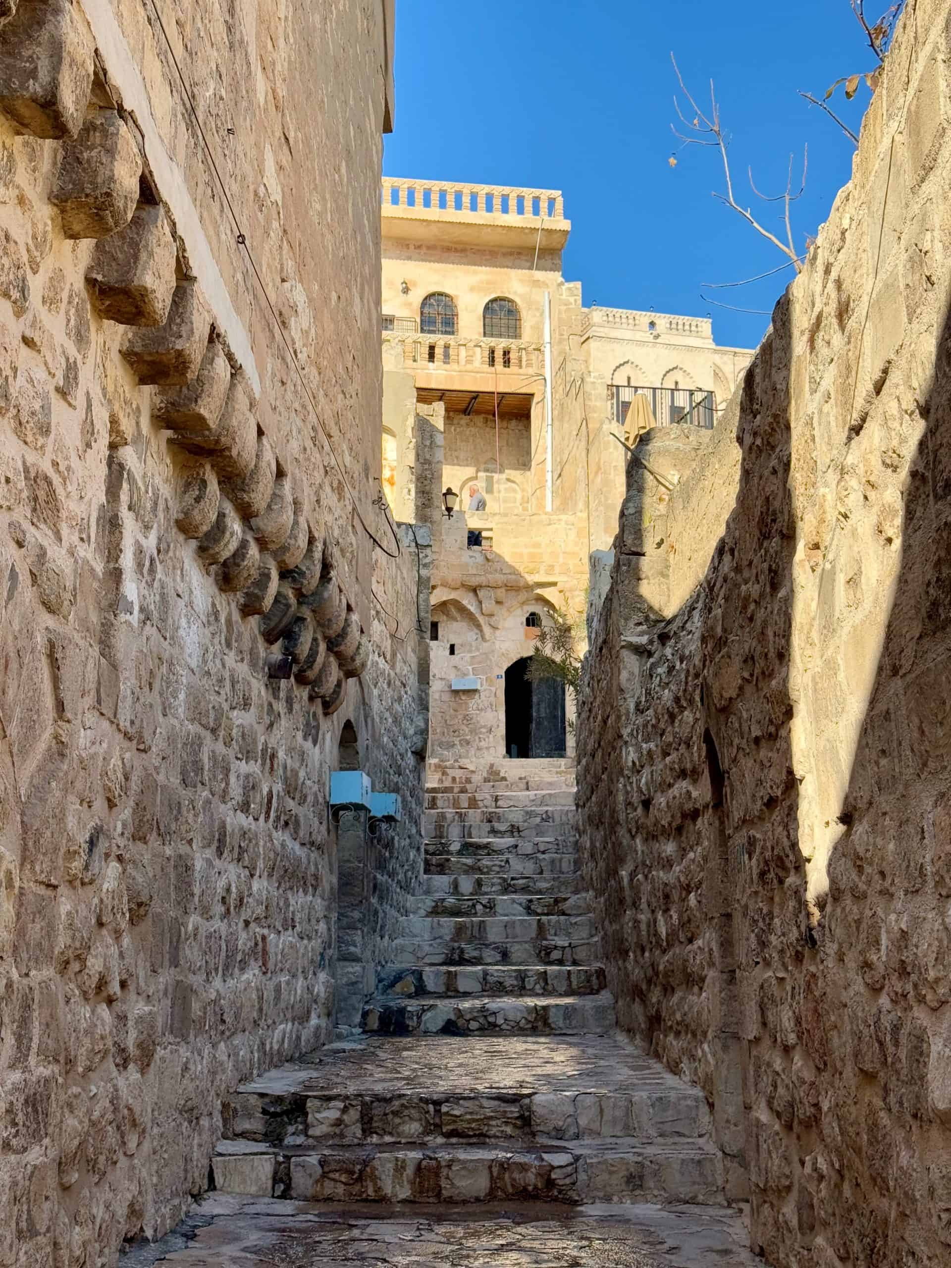 Street view in Old Town Mardin.