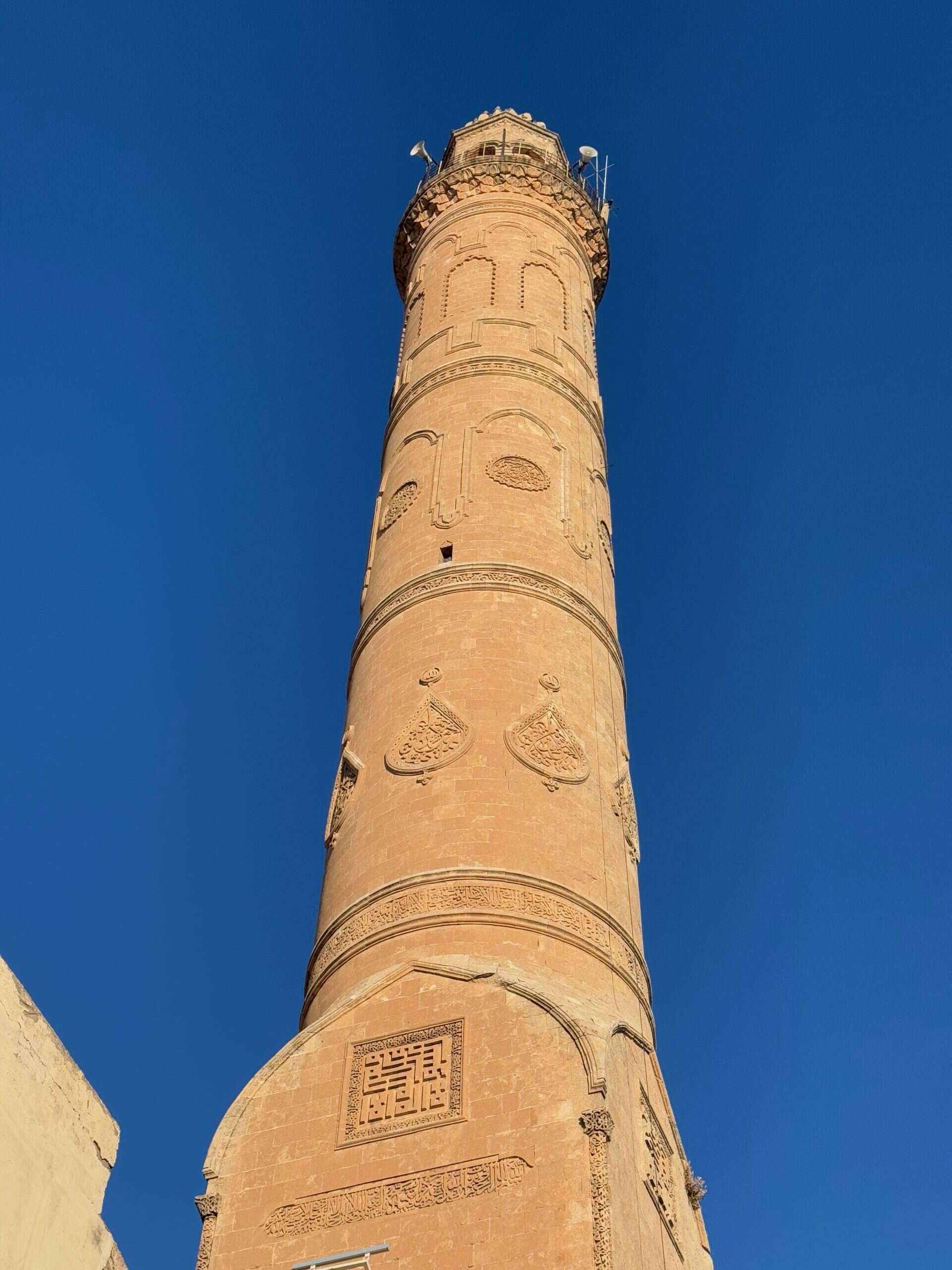The minaret from Mardin's Grand Mosque.