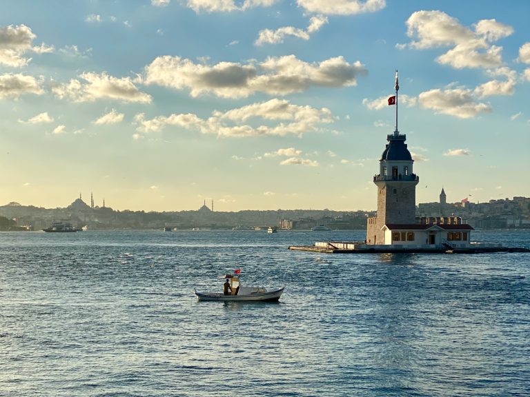 View of the Maiden's Tower from Uskudar neighborhood