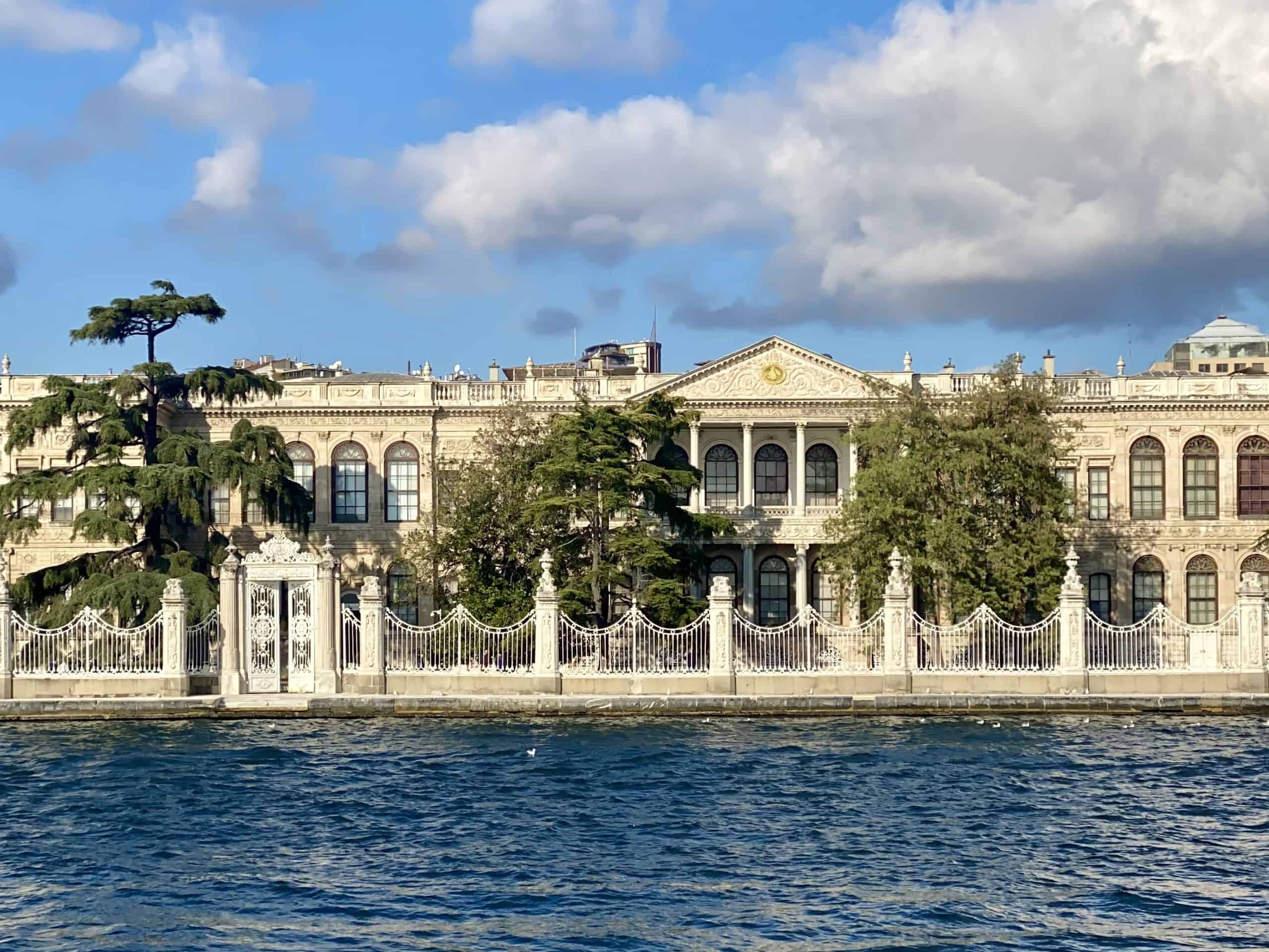 View of Dolmabahce Palace from the Bosphorus