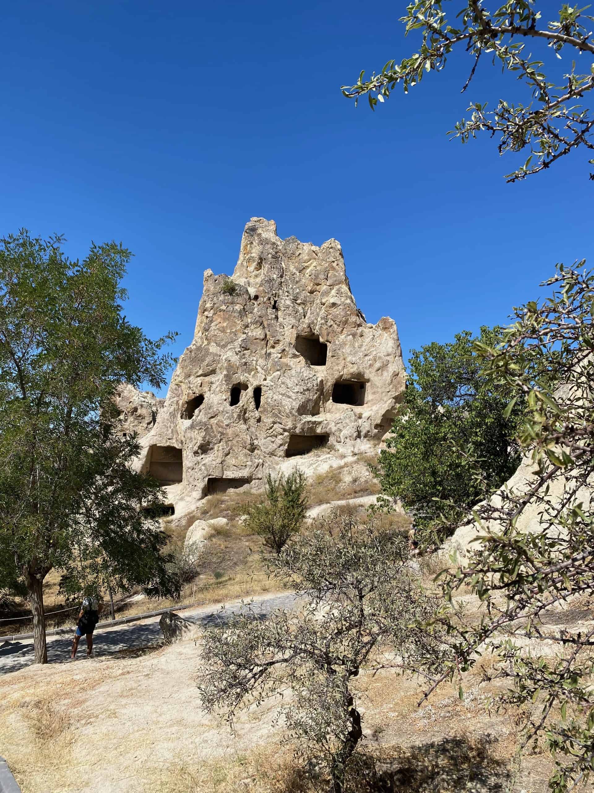 Impressive rock dwellings carved into the rock formations in Cappadocia. Home to fairies.